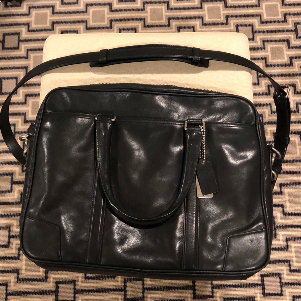 Men’s coach slim briefcase